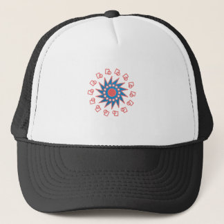 Blue Sun Trucker Hat