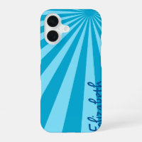 Blue Sunburst "Add Your Name"