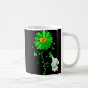 Blue Sunflower Elephan Outfit Spread Mental Health Coffee Mug