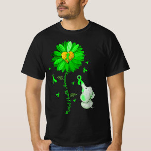 Blue Sunflower Elephan Outfit Spread Mental Health T-Shirt
