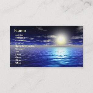 Blue Sunrise Business Card