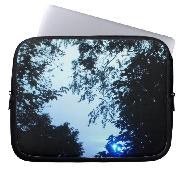Blue Sunrise Laptop Sleeve (Front)