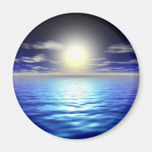 Blue Sunrise Magnet