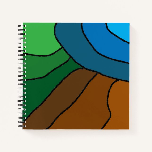Blue sunrise Notebook (Front)