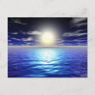 Blue Sunrise Postcard