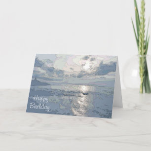 BLUE SUNSET CARD