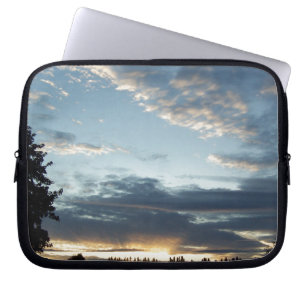Blue Sunset Dreams Laptop Sleeve