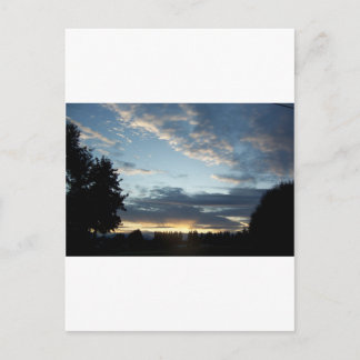 Blue Sunset Dreams Postcard