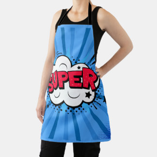 Blue Super Apron