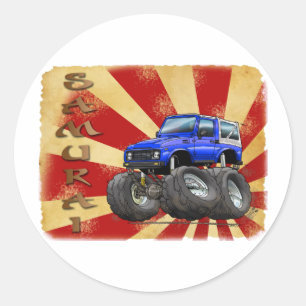 blue_suzuki.png classic round sticker