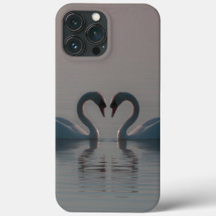 Blue Swans Must Be Love iPhone 13 Pro Max Case