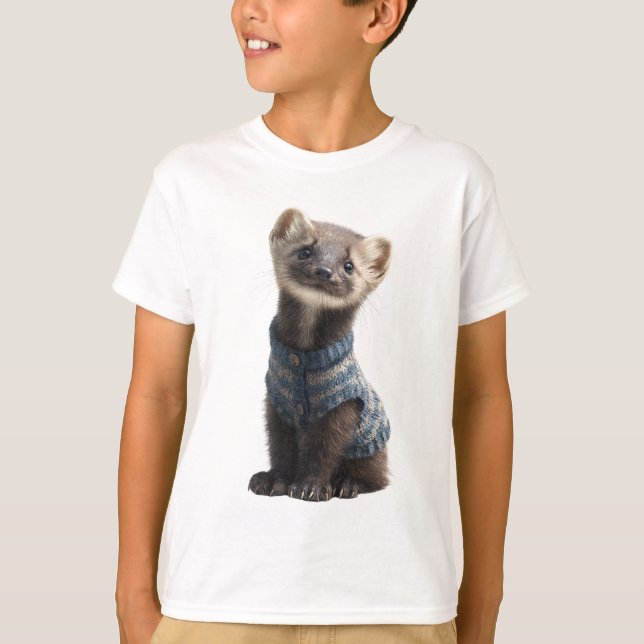Blue Sweater Marten Kids (Front)