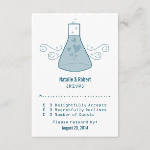 Blue Sweet Chemistry Response Card