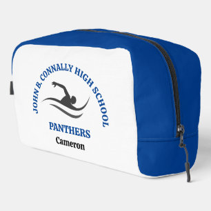 Blue Swim Team Personalised Swimmer Dopp Kit