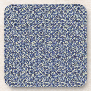 Blue Swirl Coaster