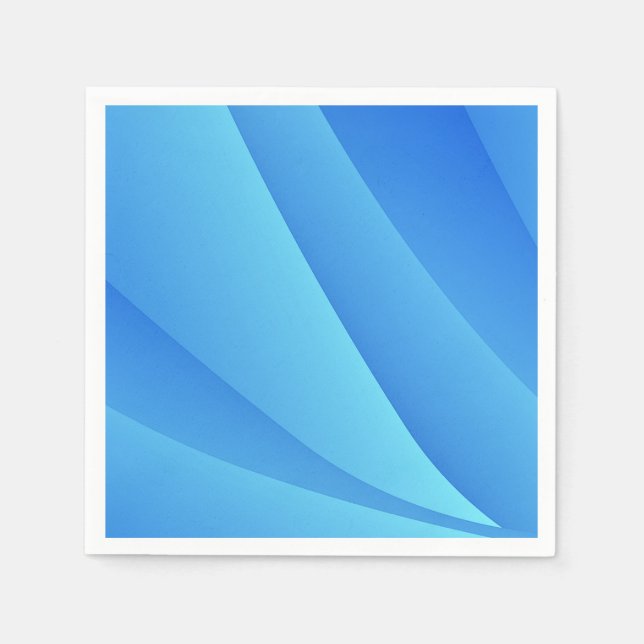Blue Swirl Napkin (Front)