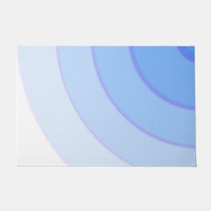 Blue Swirls Doormat
