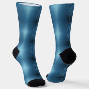 Blue Swirls Socks