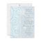 Blue Swirls Winter Wedding Invitation Cards