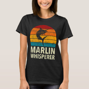 Blue Swordfish Marlin Whisperer Sport Sea Fishing  T-Shirt