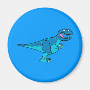 Blue T-rex Magnet
