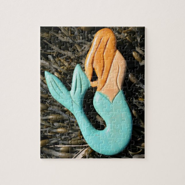 blue-tail mermaid puzzle (Vertical)