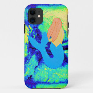 blue-tailed mermaid design Case-Mate iPhone case