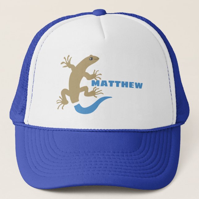 Blue Tailed Skink Personalised Baseball Hat (Front)