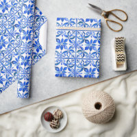 Blue Talavera Azul vintage Mexican Spanish tiles