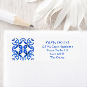 Blue Talavera Spanish tiles wedding