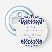 Blue Talavera Tile Spanish Fiesta Wedding Favours