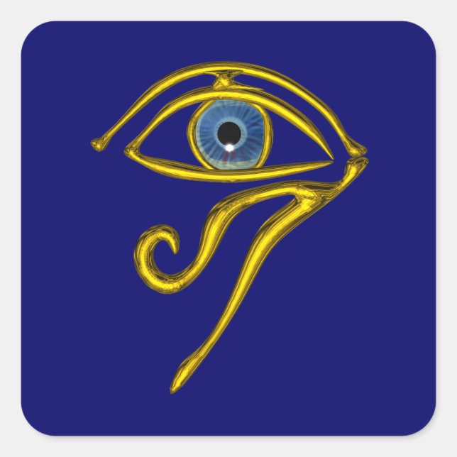 BLUE TALISMAN, detail Square Sticker (Front)