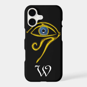 BLUE TALISMAN MONOGRAM ;black