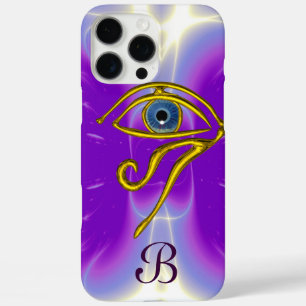 BLUE TALISMAN MONOGRAM  Pink Fuchsia Purple iPhone 16 Pro Max Case