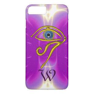 BLUE TALISMAN MONOGRAM  Pink Fuchsia Purple Case-Mate iPhone Case