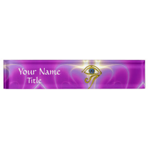 BLUE TALISMAN, Pink Fuchsia Nameplate