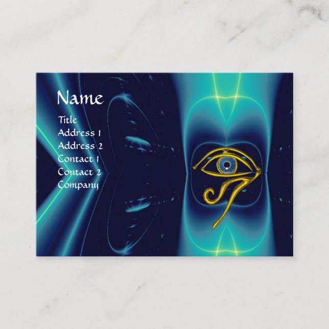 BLUE TALISMAN, purple  white Business Card (Front)
