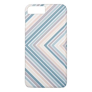 Blue Tan stripes Case-Mate iPhone Case