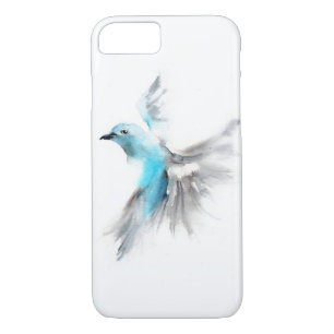 'Blue Tanager' Watercolour iPhone 7 Case