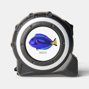 Blue tang fish cartoon illustration  1