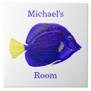 Blue Tang Fish Room Tile