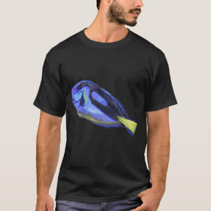 Blue Tang Watercolor Fish T-Shirt