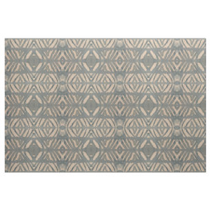 blue tapa II Fabric