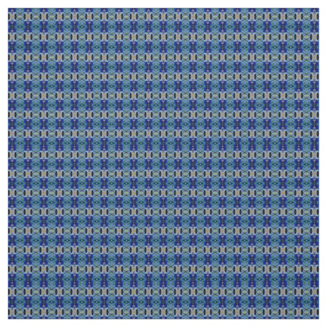 Blue Tapestry Fabric (Swatch)