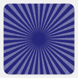 Blue Target - Square Sticker