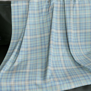 Blue Tartan Figaro Car Plaid Fleece Blanket