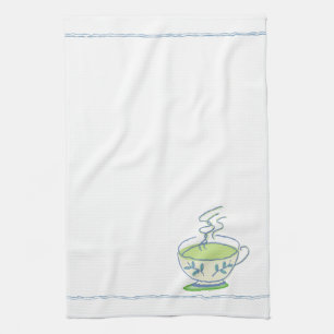 Blue Teacup Tea Towel
