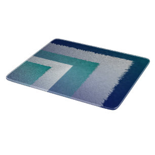 blue teal grey ex pastel cutting board