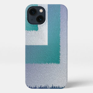 blue teal grey ex pastel iPhone 13 case