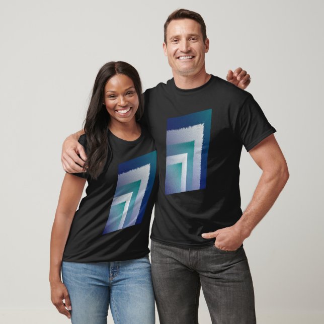 blue teal grey ex pastel T-Shirt (Unisex)